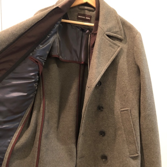 Michael Kors Gray Peacoat - Picture 9 of 9